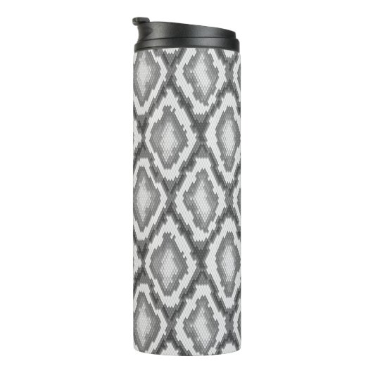 Pythonslang huidpatroon thermosbeker (Geroteerd rechts)