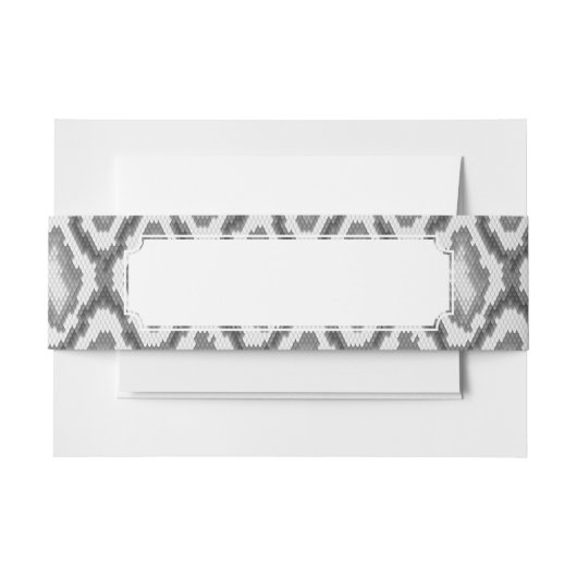 Pythonslang huidpatroon uitnodigingen wikkel (Voorkant Voorbeeld)