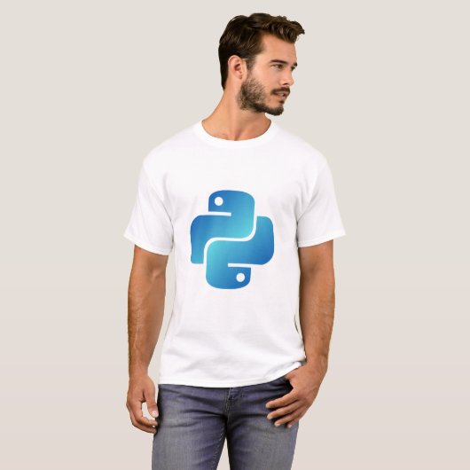 Pythontaal T-shirt (Voorkant volledig)