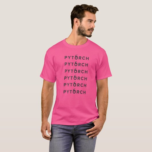 Pytorch Software Neural Networks And Machine Lear T-shirt (Voorkant volledig)