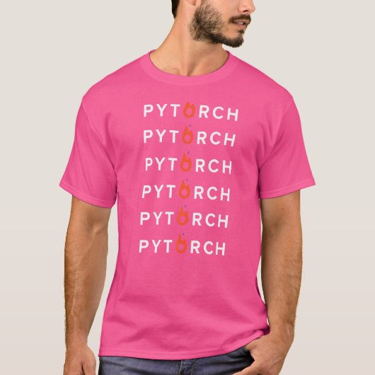 Pytorch Software Neural Networks And Machine Lear T-shirt (Voorkant)