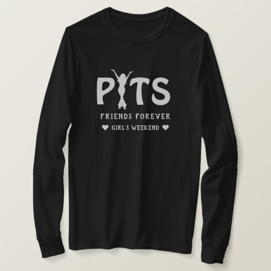 PYTS jonge Dingen Vrienden voor eeuwig T-shirt (Design voorkant)