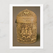 Pyx met opluchting die de plezierige aangename bee briefkaart (Voorkant)