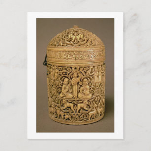 Pyx met opluchting die de plezierige aangename bee briefkaart