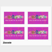 PZ Headlines Sticker (Rechthoek) (Vel)