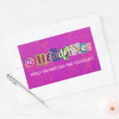 PZ Headlines Sticker (Rechthoek) (Envelop)