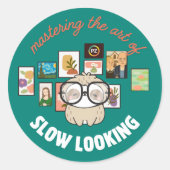 PZ Sticker voor langzaam kijken (Voorkant)