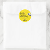 PZ Woord, Zin, Zinsnede Sticker (Tas)