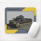 Pzkpfw III Ausf J-MousePad Muismat (Met muis)