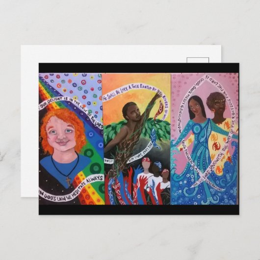 Pzomer in het Briefkaart Psalms (Voorkant / Achterkant)