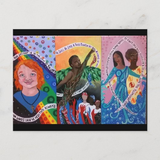 Pzomer in het Briefkaart Psalms (Voorkant)