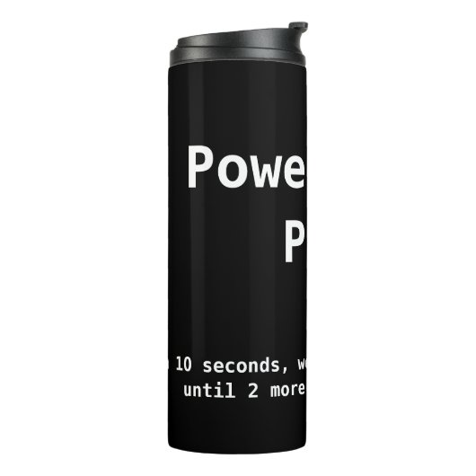 PZP Waterflacon Thermosbeker (Gedraaid links)