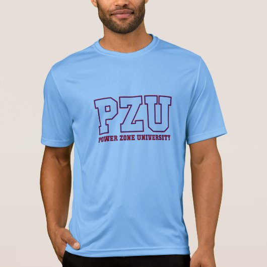 PZU - Blauw T-shirt 2 (Voorkant)