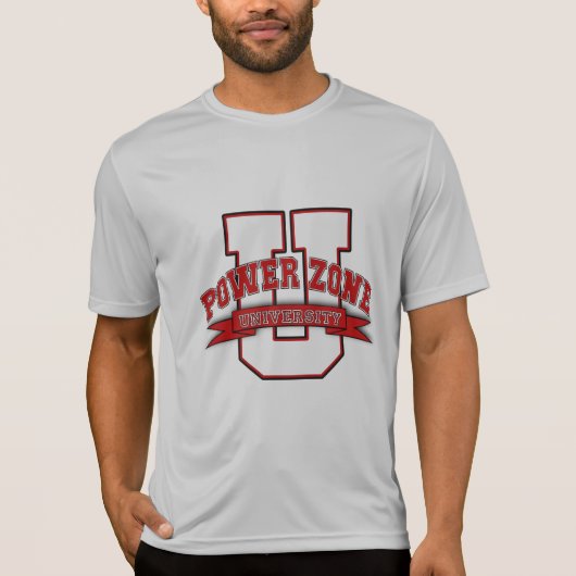 PZU - Mannen grijze T-shirt (Voorkant)