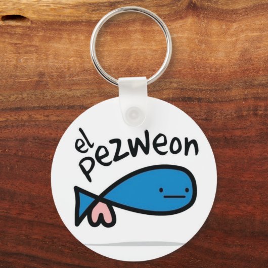 pzweon op me sigas sleutelhanger (Voorkant)