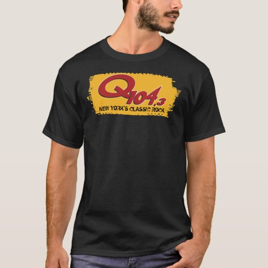Q104.3 - New York&x27;s Classic Rock Classic T-Shi T-shirt (Voorkant)