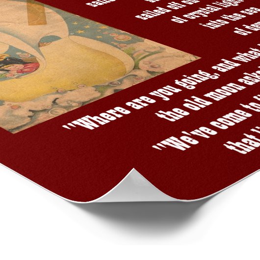 q-6 winklen blinkt en nod poster (Hoek)