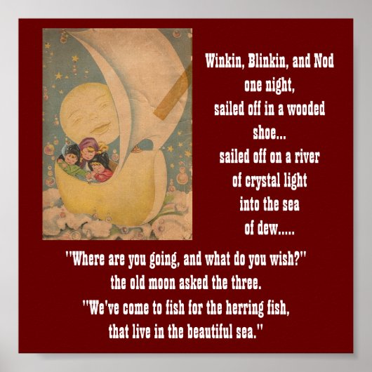 q-6 winklen blinkt en nod poster (Voorkant)