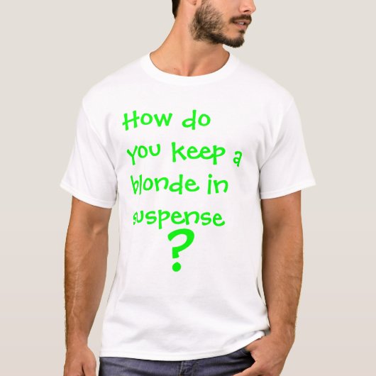 Q Blonde T-shirt (Voorkant)