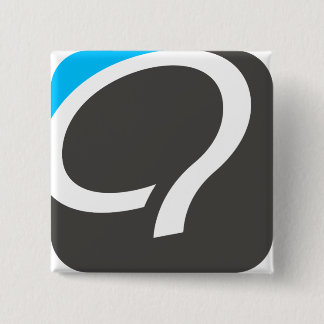 Q Button - blauw