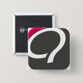 Q Button - Frambozen (Voorkant /achterkant)