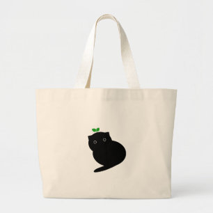 Q Cat Grote Tote Bag