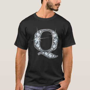 "Q" Diamond Bling T-Shirt