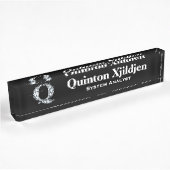 Q Faux Diamond Desk Naambordje