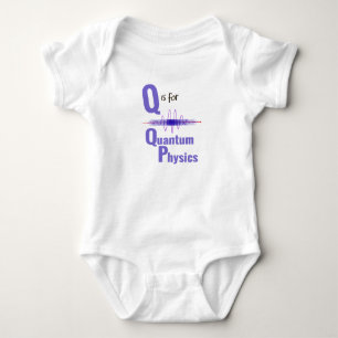 Q is voor Quantum Physics Cute Science Design Romper