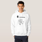 Q is voor Queen Bee Mannen Hoodie (Voorkant volledig)