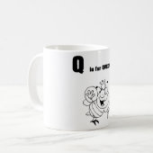 Q is voor Queen Bee Mok (Voorkant links)