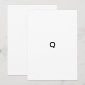 Q KAART (Voorkant / Achterkant)