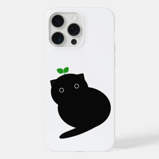 Q Kat Telefonhoesje iPhone Hoesje (Achterkant)