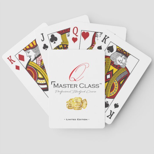 Q Master Class™ (Limited Edition) Pokerkaarten (Achterkant)