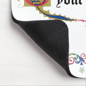 Q medieval mousepad muismat (Hoek)