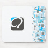 Q Mousepad - Quaero Blue Muismat (Voorkant)