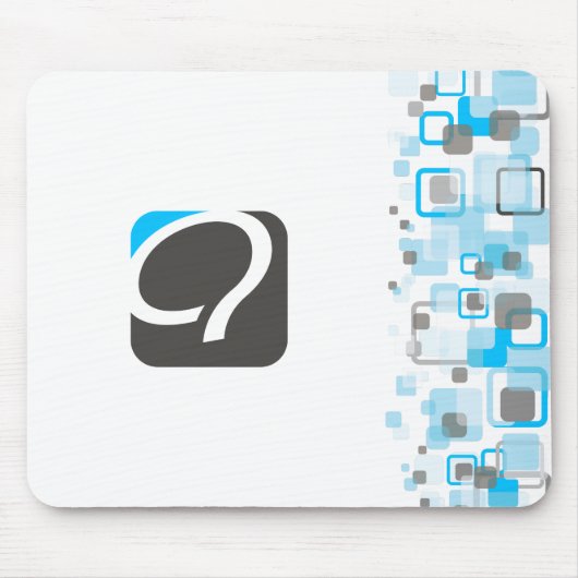 Q Mousepad - Quaero Blue Muismat (Voorkant)