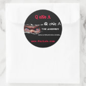Q oNe A Sticker (Tas)