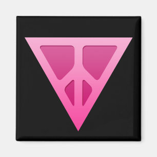 Q-Peace driehoek Square Magnet