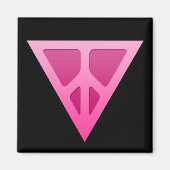 Q-Peace driehoek vierkante magneet (Voorkant)