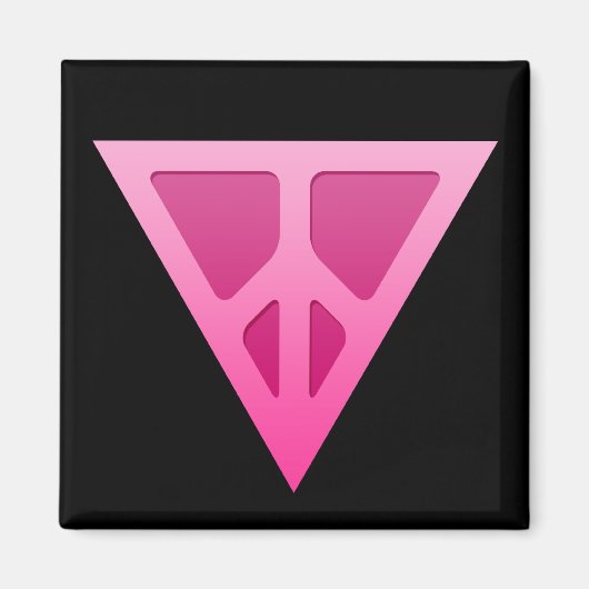 Q-Peace driehoek vierkante magneet (Voorkant)