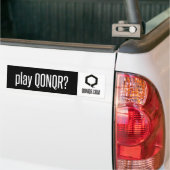 Q play Qonqr Bumpersticker (Op Truck)