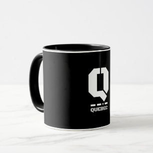 Q(Quebec) NAVO fonetisch alfabet & morse code Mok