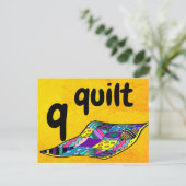 q - quilt flash - kaart (Staand voorkant)