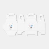 Q R-code venmo scan om logo toe te voegen sociale  Bedankdoosjes (Uitgevouwen)