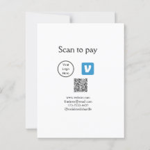 Q R code venmo scan om te betalen add logo social 