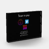 Q R code venmo scan om te betalen add logo social  Fotoblokken (Links)