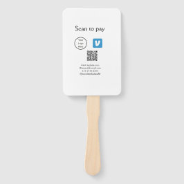 Q R code venmo scan om te betalen add logo social  Handwaaier