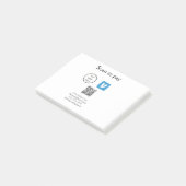 Q R code venmo scan om te betalen add logo social  Post-it® Notes (Schuin)