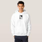 Q rabbit Orion Lines mannen hoodie (Voorkant volledig)